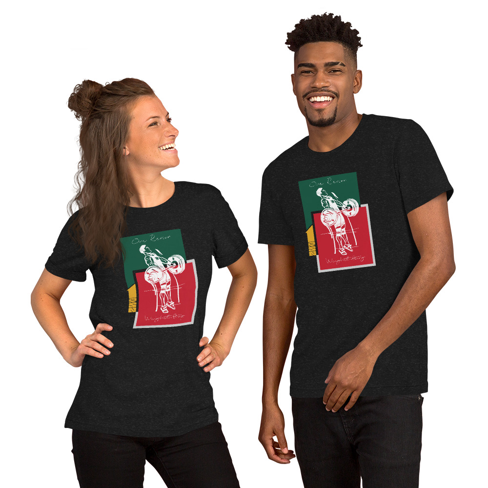 One Reason – Lifter Green Red Tee