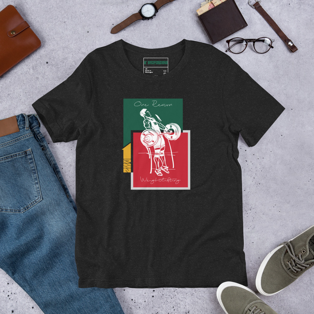 One Reason – Lifter Green Red Tee