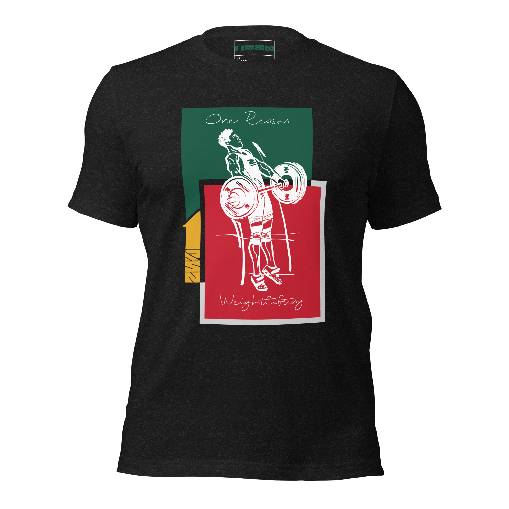 One Reason – Lifter Green Red Tee