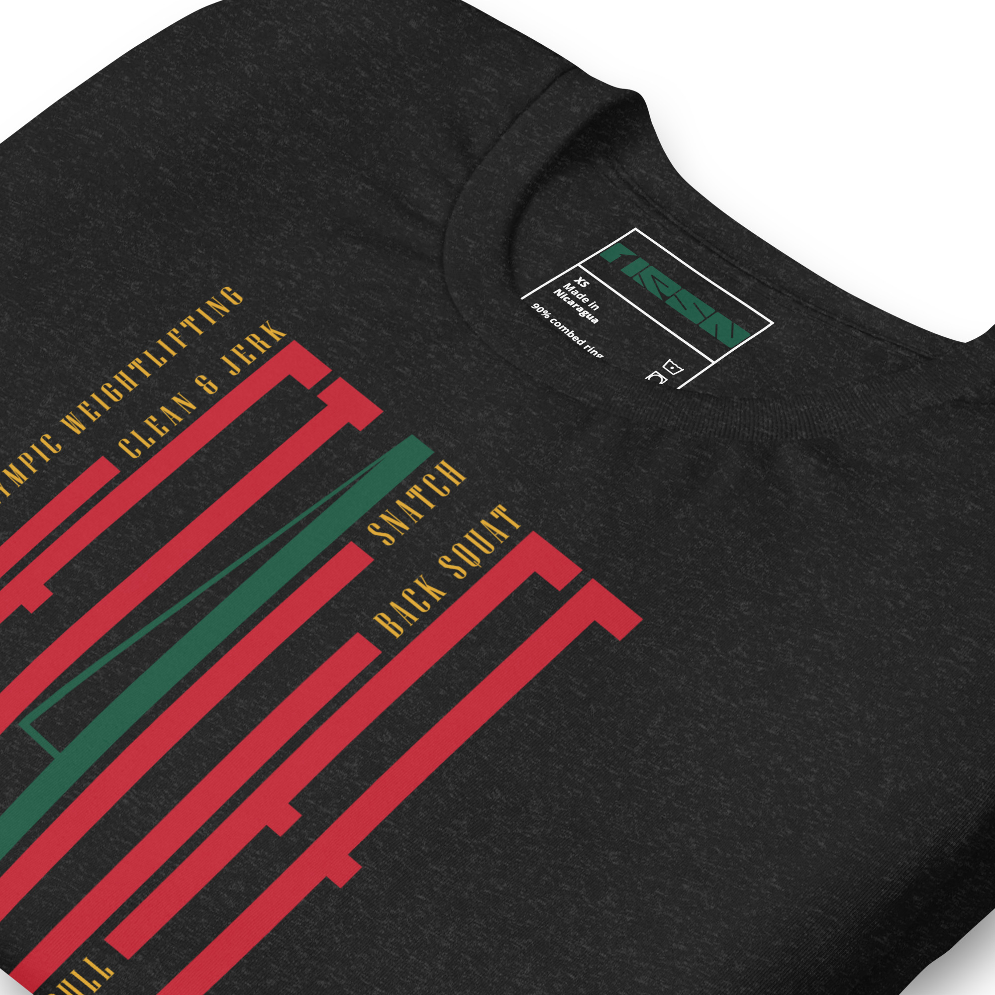 Lift4Life – Vertical Black Tee