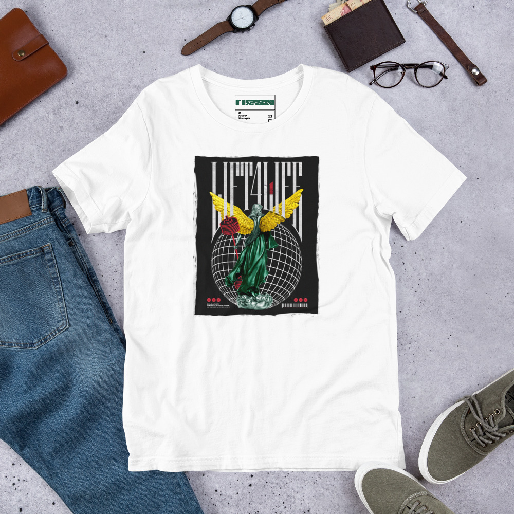 Lift4Life – Winged Globe Tee