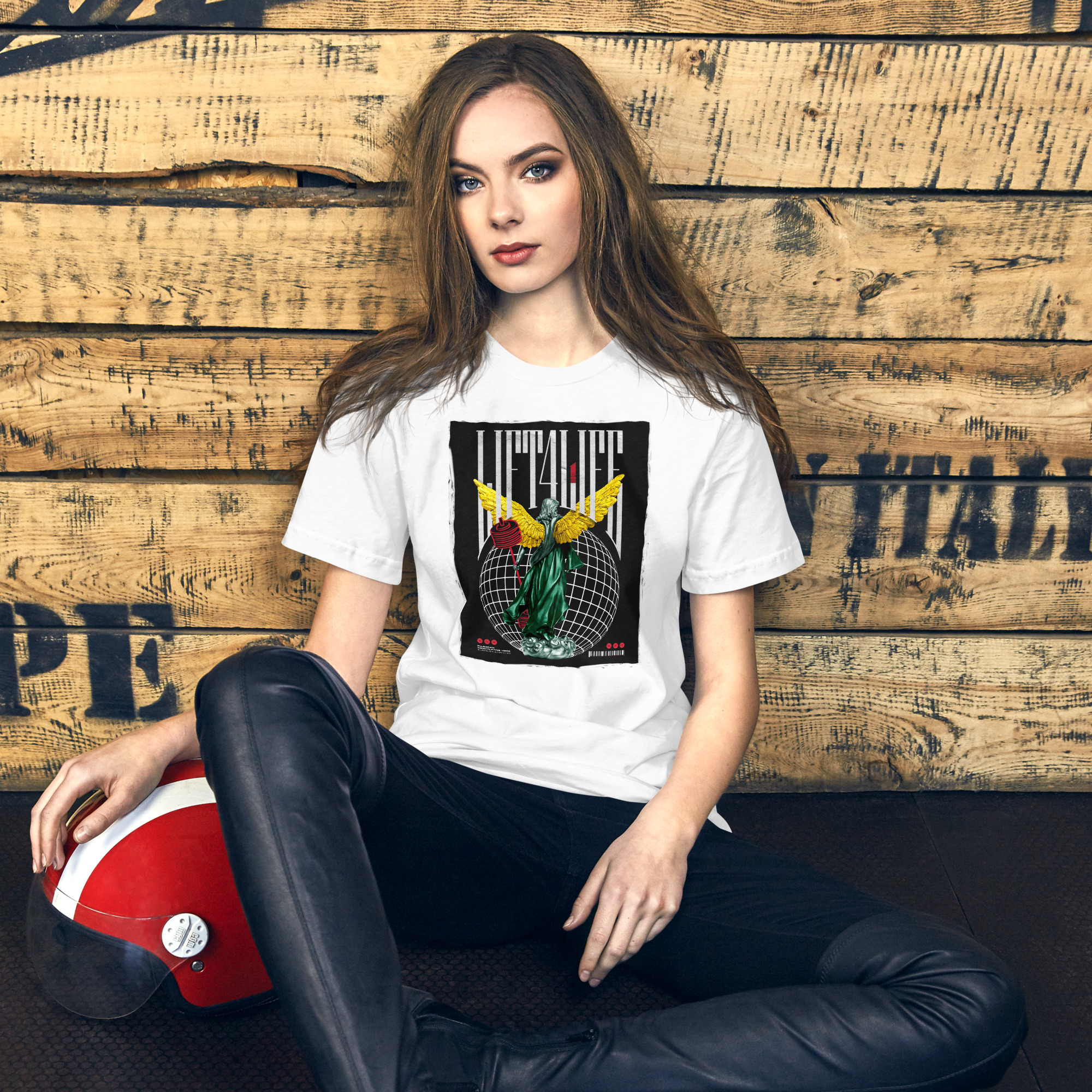 Lift4Life – Winged Globe Tee