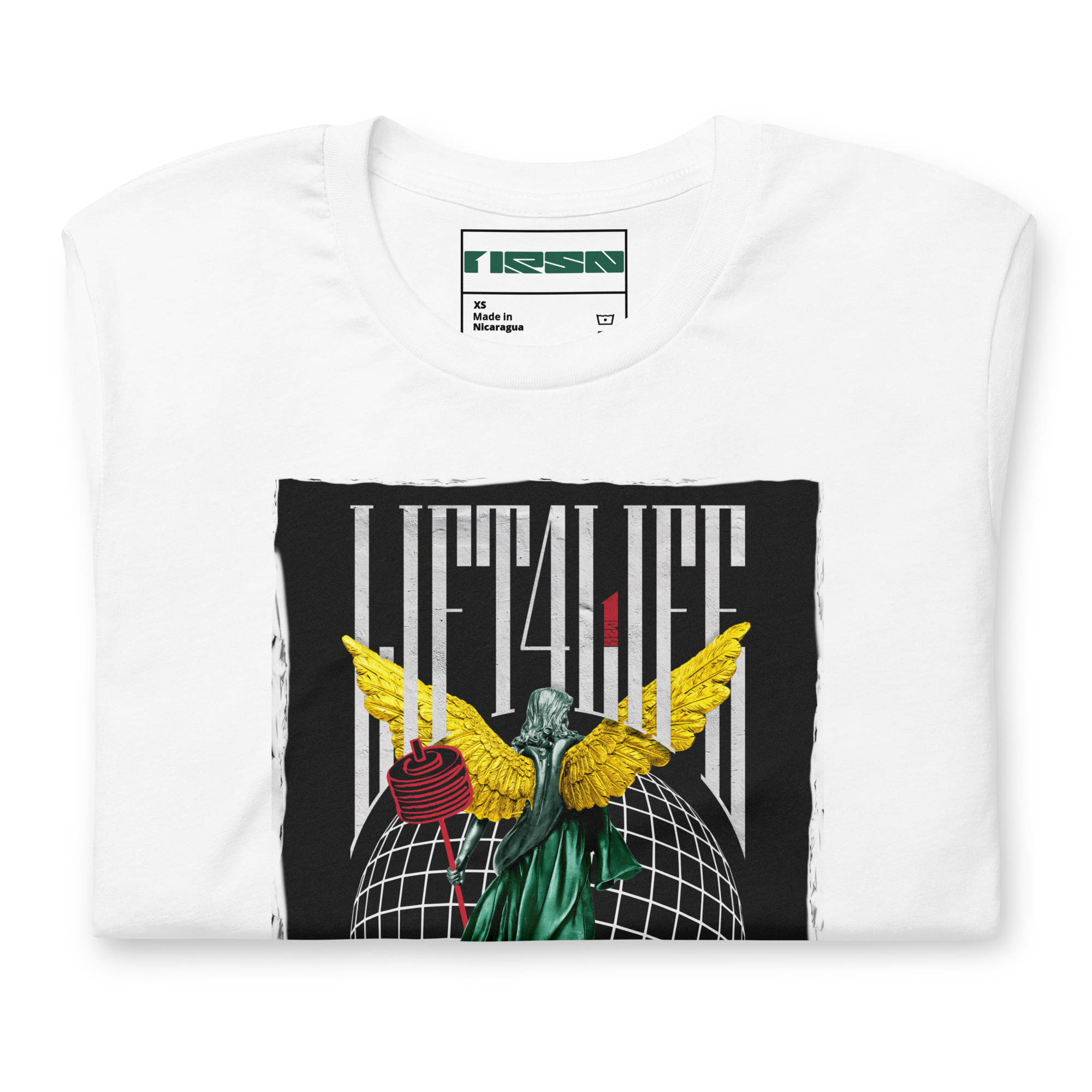 Lift4Life – Winged Globe Tee