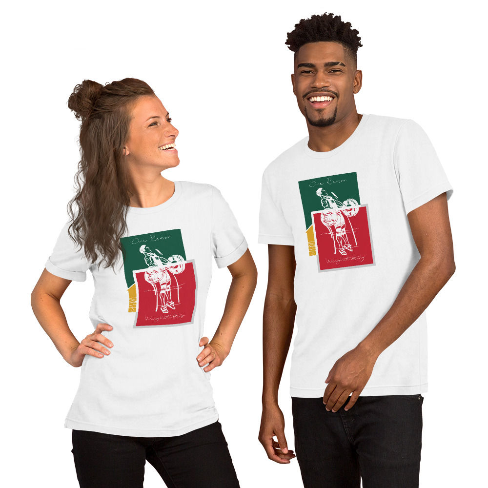 One Reason – Lifter Green Red Tee