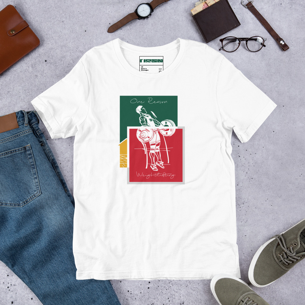 One Reason – Lifter Green Red Tee