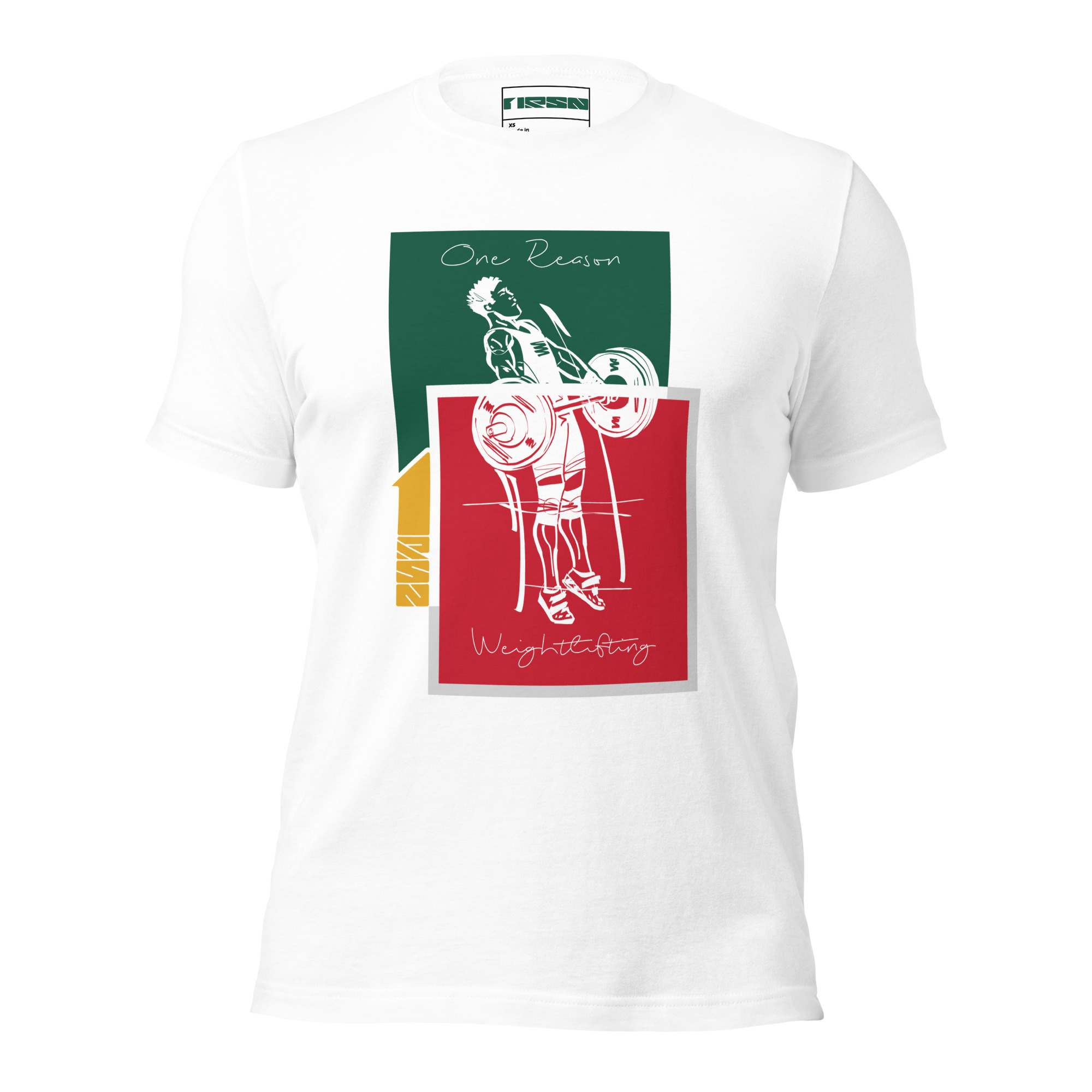 One Reason – Lifter Green Red Tee